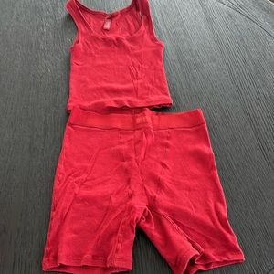 Gently Used Cotton Ribbed Set Skims